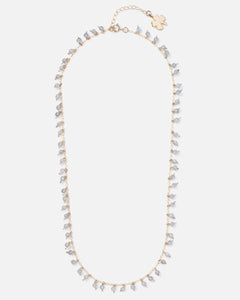 LABRADORITE CONFETTI 14K GOLD FILLED SPRINKLED NECKLACE