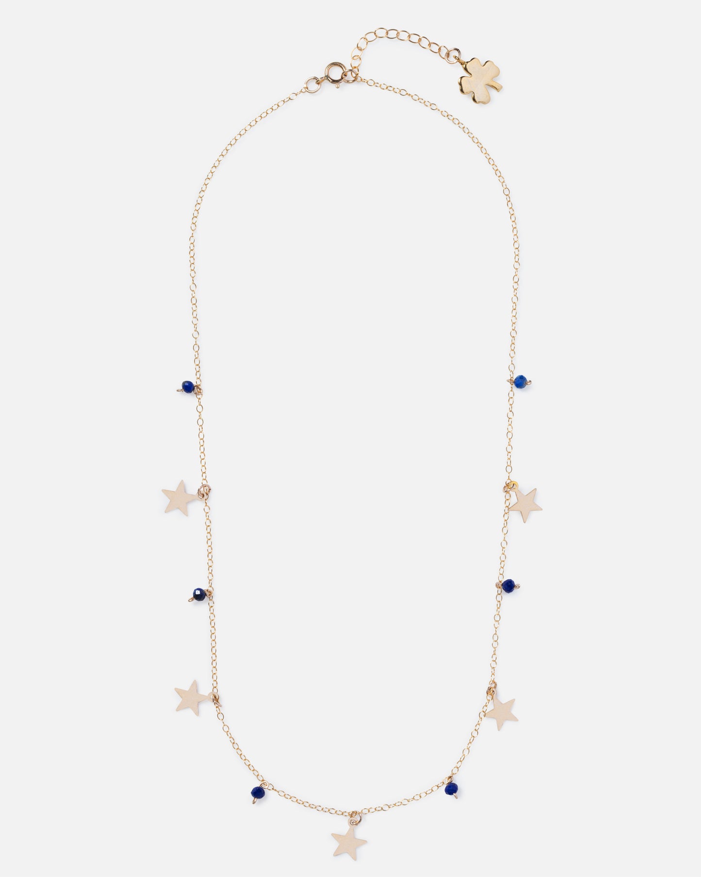 LAPIS MABEL 14K GOLD FILLED STARS NECKLACE