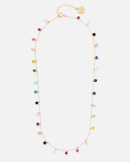 RAINBOW SPRINKLES 14K GOLD FILLED NECKLACE