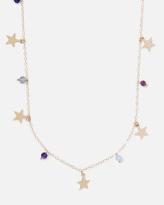 MIDNIGHT MABEL 14K GOLD FILLED STARS NECKLACE