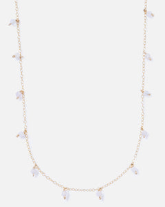 MORGANITE DAINTY 14K GOLD FILLED NECKLACE