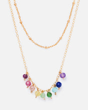 Load image into Gallery viewer, RAINBOW ELOISE 14K GOLD FILLED DOTTED CHAIN NECKLACE