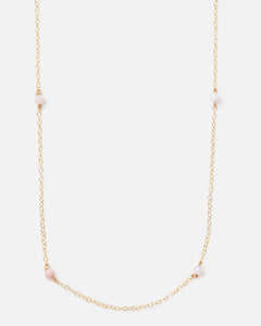 PINK OPAL KATHERINE 14K GOLD FILLED NECKLACE