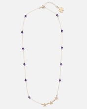 Load image into Gallery viewer, AMETHYST SHOOTING STAR 14K GOLD FILLED NECKLACE