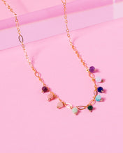Load image into Gallery viewer, RAINBOW OLIVIA 14K GOLD FILLED FANCY CHAIN NECKLACE