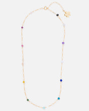 Load image into Gallery viewer, RAINBOW BEADED 14K GOLD FILLED FANCY CHAIN