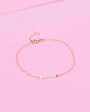 Load image into Gallery viewer, MORGANITE CLUSTER 14K GOLD FILLED BRACELET