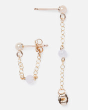 Load image into Gallery viewer, MORGANITE BLAINE 14K GOLD FILLED HUGGIE EARRINGS