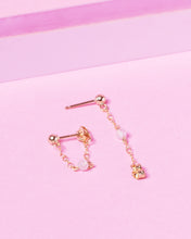 Load image into Gallery viewer, MORGANITE BLAINE 14K GOLD FILLED HUGGIE EARRINGS