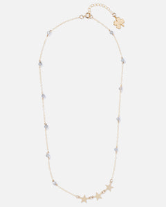 LABRADORITE SHOOTING STAR 14K GOLD FILLED NECKLACE
