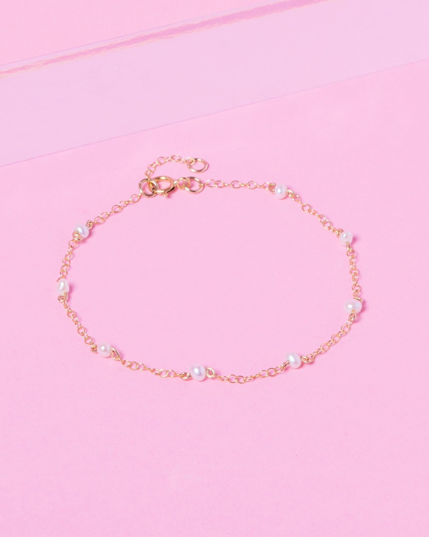 PEARL CONSTELLATION 14K GOLD FILLED BRACELET