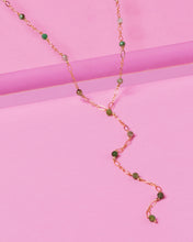 Load image into Gallery viewer, GREEN OPAL 14K GOLD FILLED DROP NECKLACE