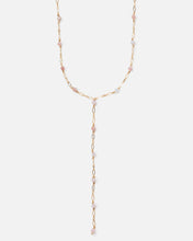 Load image into Gallery viewer, PINK OPAL 14K GOLD FILLED DROP NECKLACE