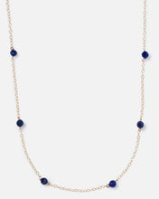 Load image into Gallery viewer, LAPIS KATHY 14K GOLD FILLED NECKLACE