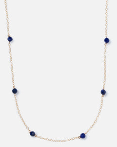 LAPIS KATHY 14K GOLD FILLED NECKLACE