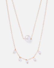 Load image into Gallery viewer, 6 pearl gemstones with two chains