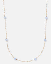 Load image into Gallery viewer, BLUE LACE AGATE KATHY 14K GOLD FILLED NECKLACE