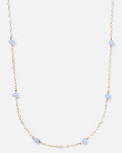 Load image into Gallery viewer, BLUE LACE AGATE KATHY 14K GOLD FILLED NECKLACE