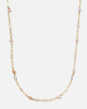Load image into Gallery viewer, PINK OPAL BEADED 14K GOLD FILLED FANCY CHAIN