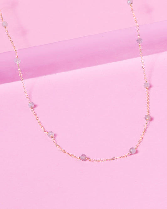 LABRADORITE KATHY 14K GOLD FILLED NECKLACE