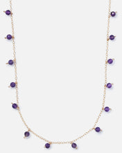 Load image into Gallery viewer, AMETHYST SPRINKLES 14K GOLD FILLED NECKLACE