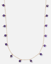 Load image into Gallery viewer, AMETHYST SPRINKLES 14K GOLD FILLED NECKLACE