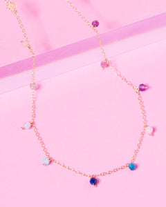 GALAXY DAINTY 14K GOLD FILLED NECKLACE