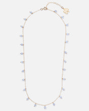 Load image into Gallery viewer, BLUE LACE AGATE SPRINKLES 14K GOLD FILLED NECKLACE