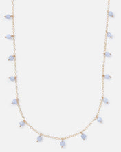 Load image into Gallery viewer, BLUE LACE AGATE SPRINKLES 14K GOLD FILLED NECKLACE