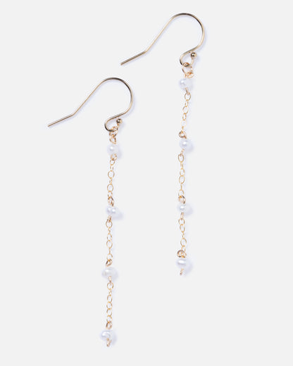 PEARL AURORA 14K GOLD FILLED EARRINGS
