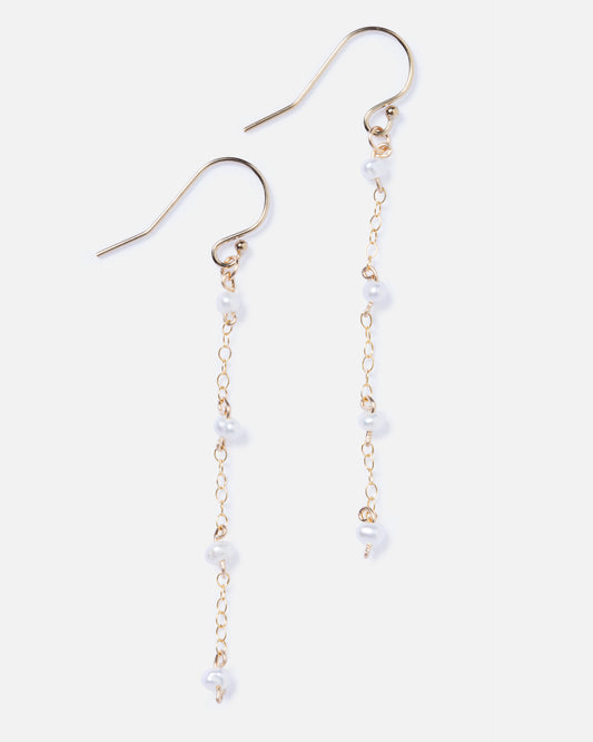PEARL AURORA 14K GOLD FILLED EARRINGS