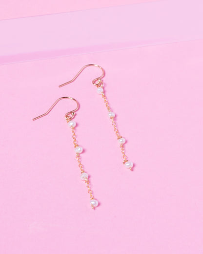 PEARL AURORA 14K GOLD FILLED EARRINGS