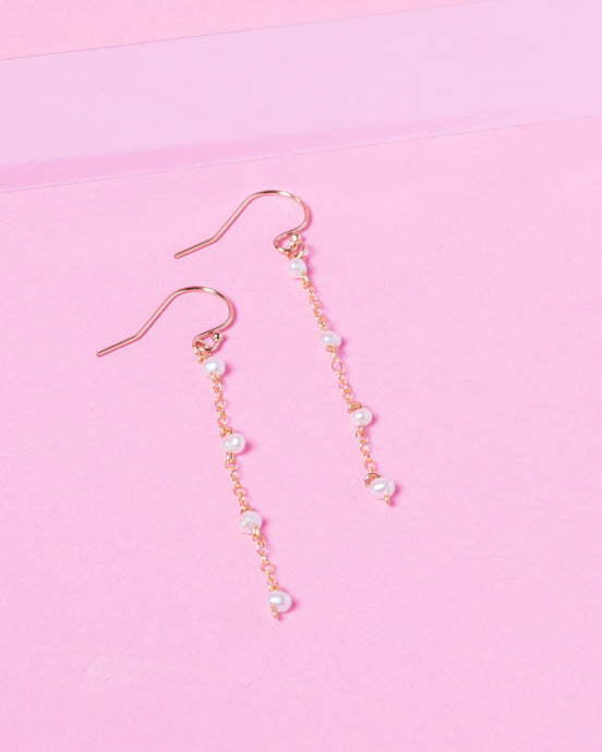 PEARL AURORA 14K GOLD FILLED EARRINGS