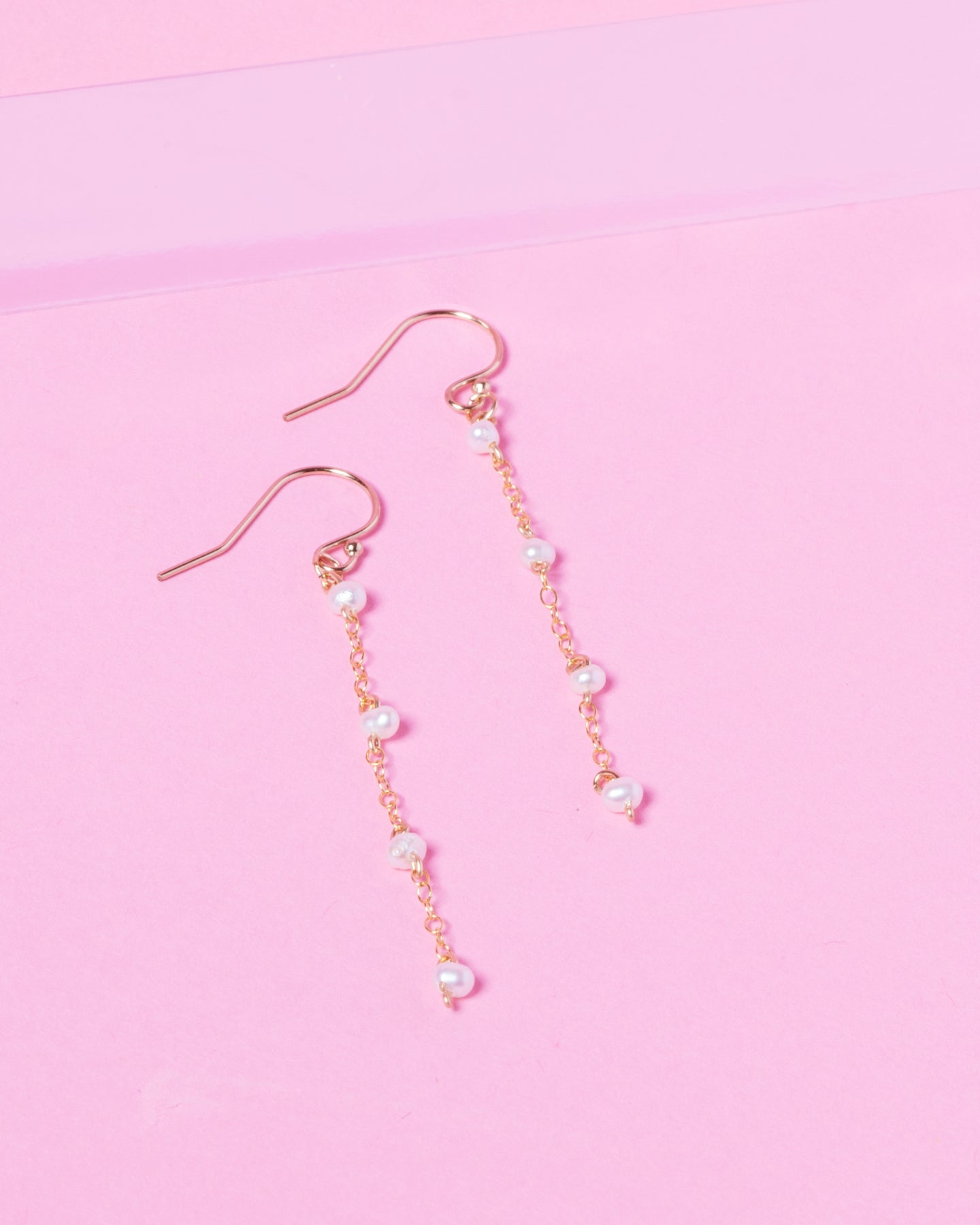 PEARL AURORA 14K GOLD FILLED EARRINGS