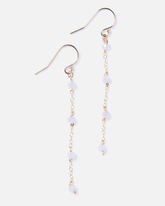 MORGANITE AURORA 14K GOLD FILLED EARRINGS