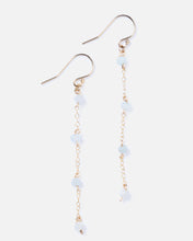 Load image into Gallery viewer, BLUE BERYL AURORA 14K GOLD FILLED EARRINGS