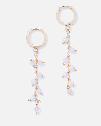 MORGANITE MACALA 14K GOLD FILLED DROP EARRINGS