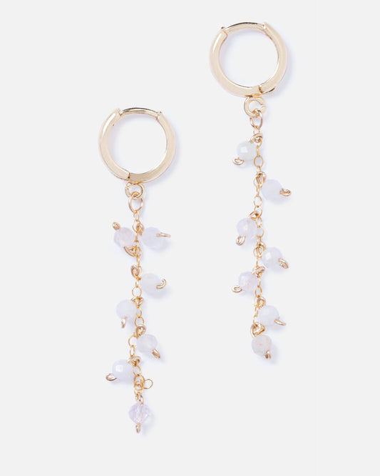 MORGANITE MACALA 14K GOLD FILLED DROP EARRINGS