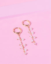 Load image into Gallery viewer, MORGANITE MACALA 14K GOLD FILLED DROP EARRINGS