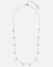 Load image into Gallery viewer, BLUE LACE AGATE DAINTY 14K GOLD FILLED NECKLACE