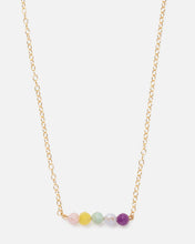 Load image into Gallery viewer, PASTEL CLUSTER 14K GOLD FILLED NECKLACE