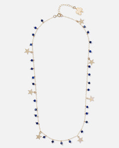 LAPIS MATILDA 14K GOLD FILLED STARS NECKLACE