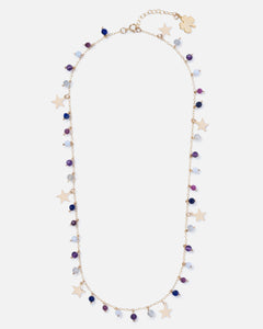 gemstone and star necklace
