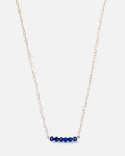Load image into Gallery viewer, LAPIS CLUSTER 14K GOLD FILLED NECKLACE