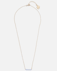 BLUE LACE AGATE CLUSTER 14K GOLD FILLED NECKLACE