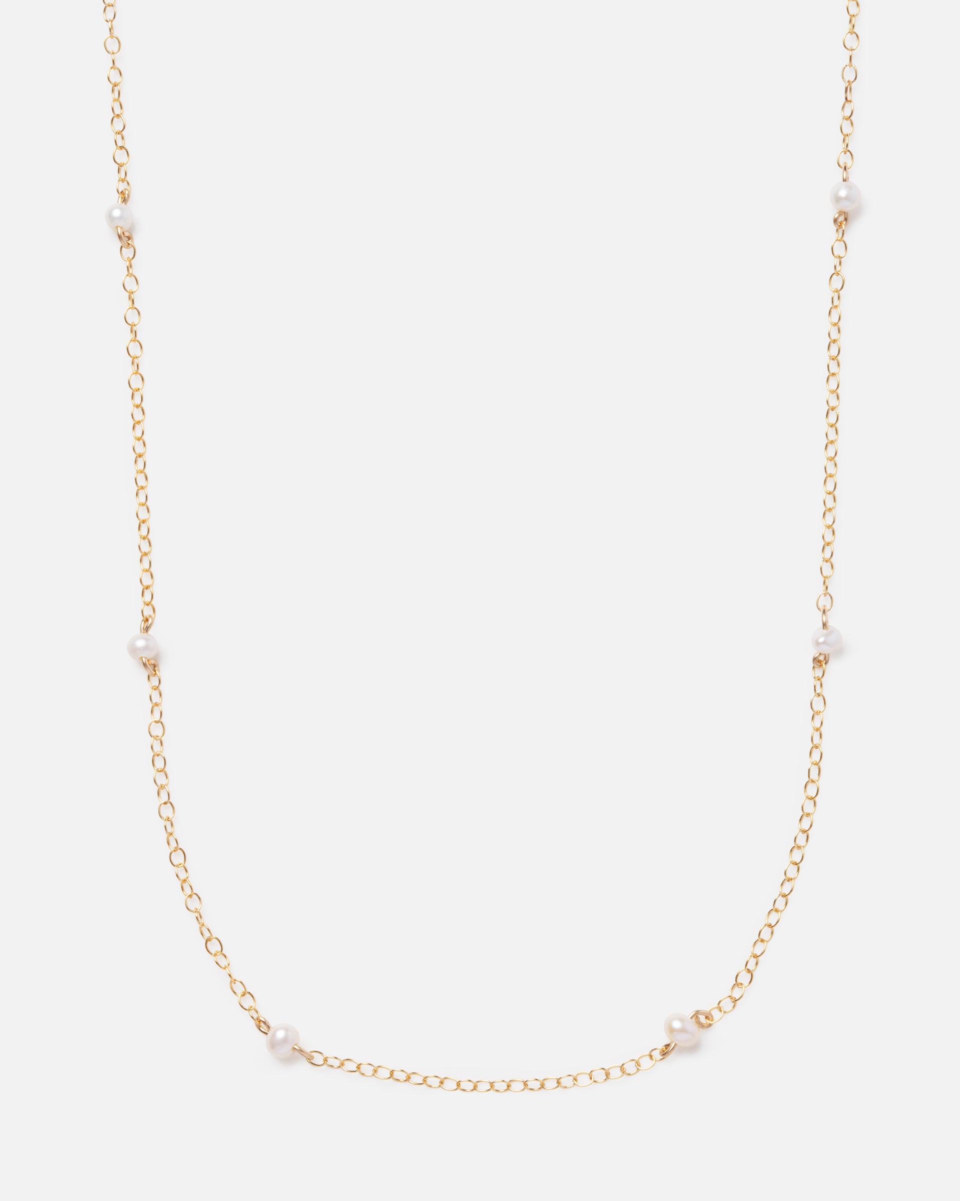 pearl gold necklace