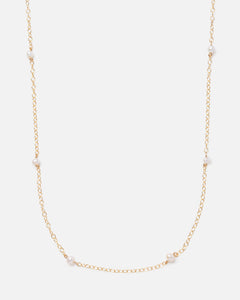 pearl gold necklace