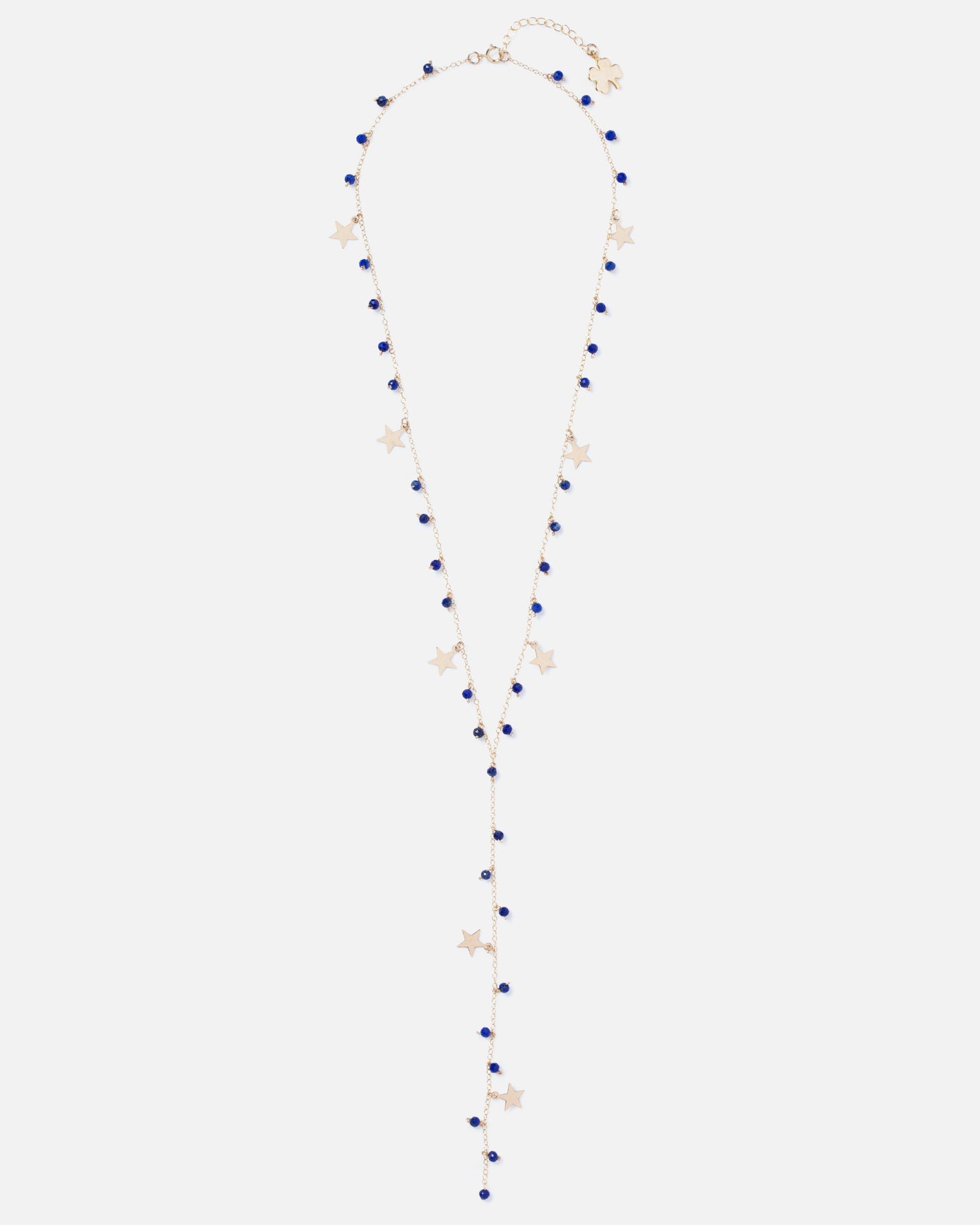 LAPIS MADELINE 14K GOLD FILLED STARS DROP NECKLACE