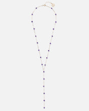 Load image into Gallery viewer, AMETHYST 14K GOLD FILLED DROP NECKLACE