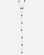 Load image into Gallery viewer, LAPIS 14K GOLD FILLED DROP NECKLACE